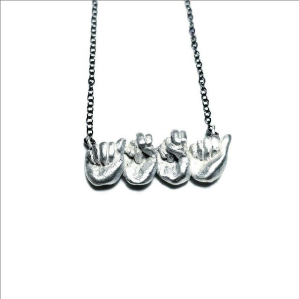 κολιέ ΕΝΓ (4 γράμματα) / necklace GSL (4 letters)