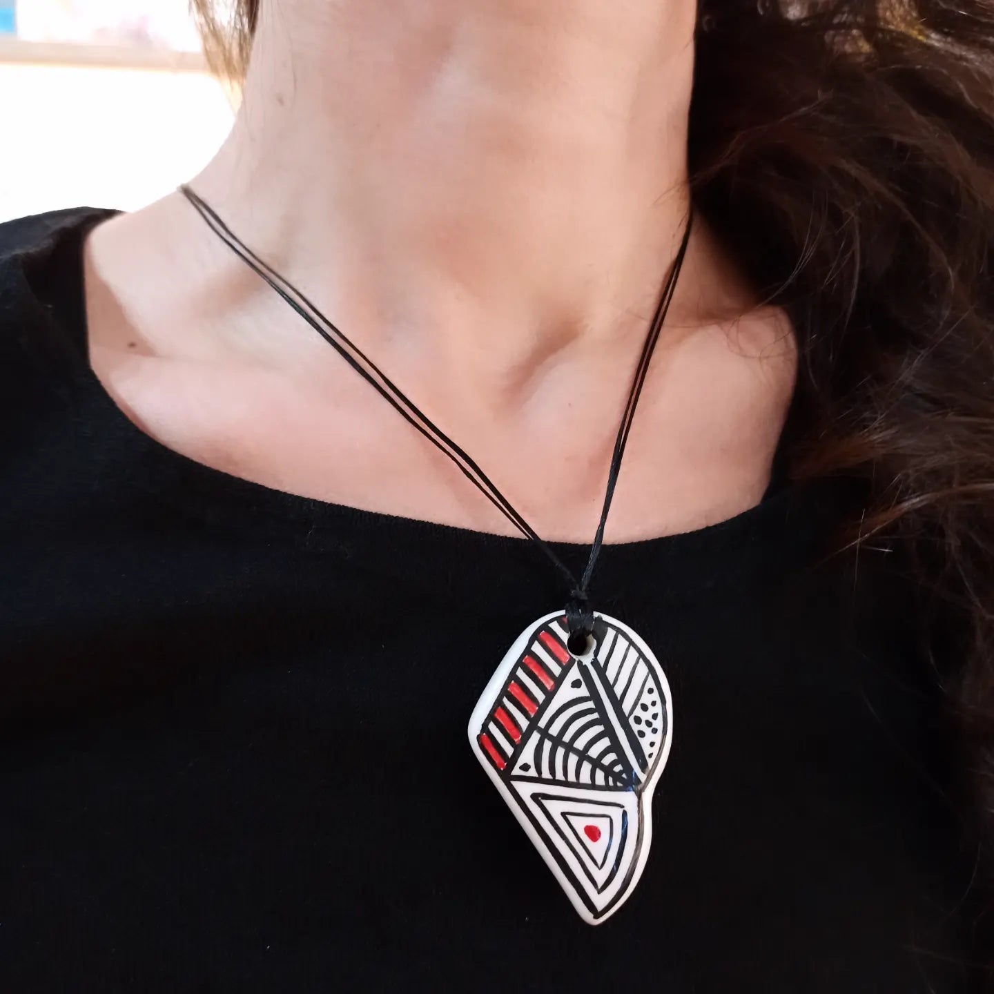 κεραμικό κολιέ / ceramic necklace