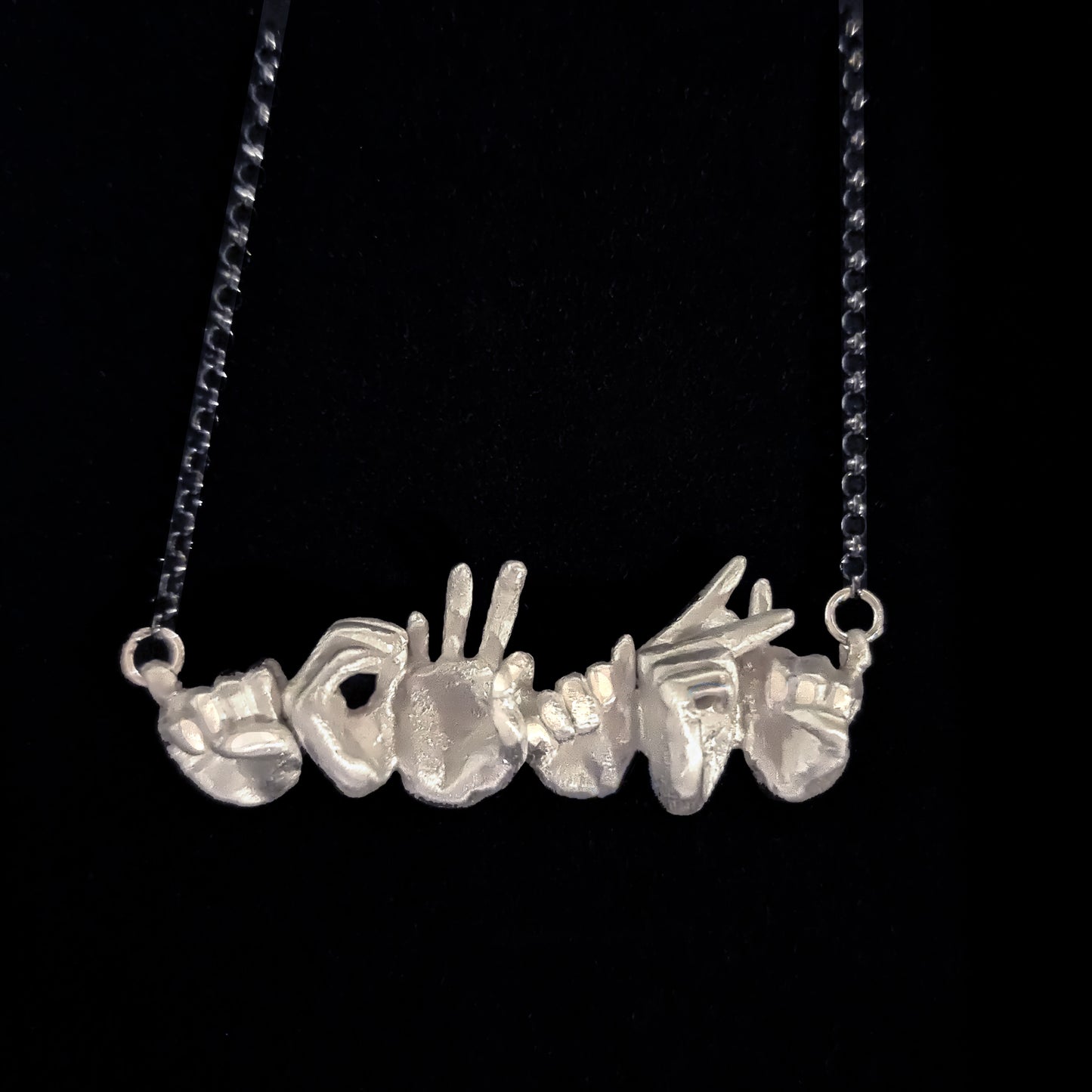 κολιέ ΕΝΓ (6 γράμματα)/ necklace GSL (6 letters)