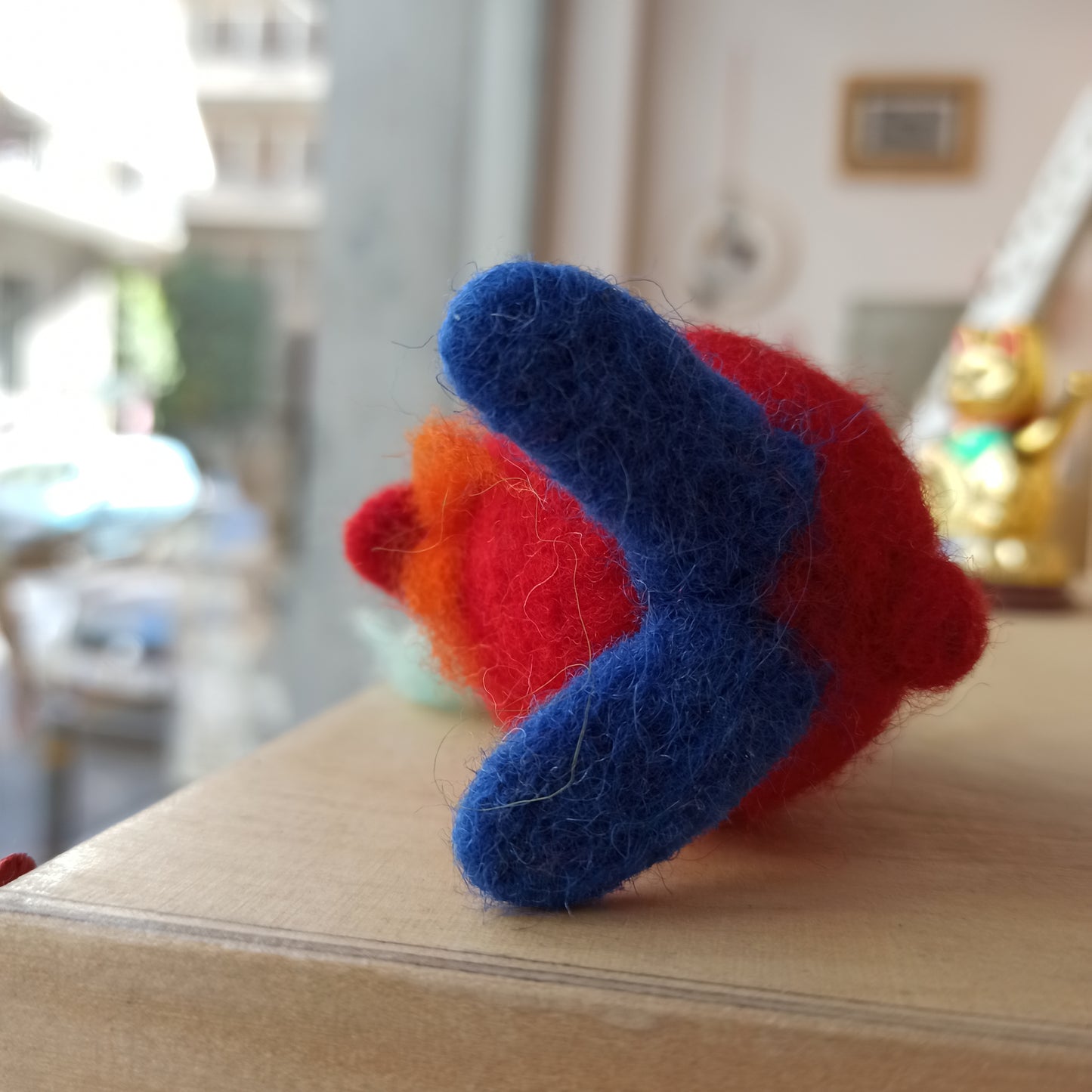 φελτ "αυγο-ζωάκι" / felted "egg-animal"