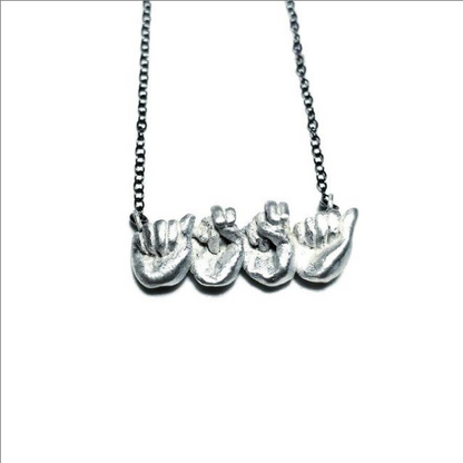 κολιέ ΕΝΓ (4 γράμματα) / necklace GSL (4 letters)